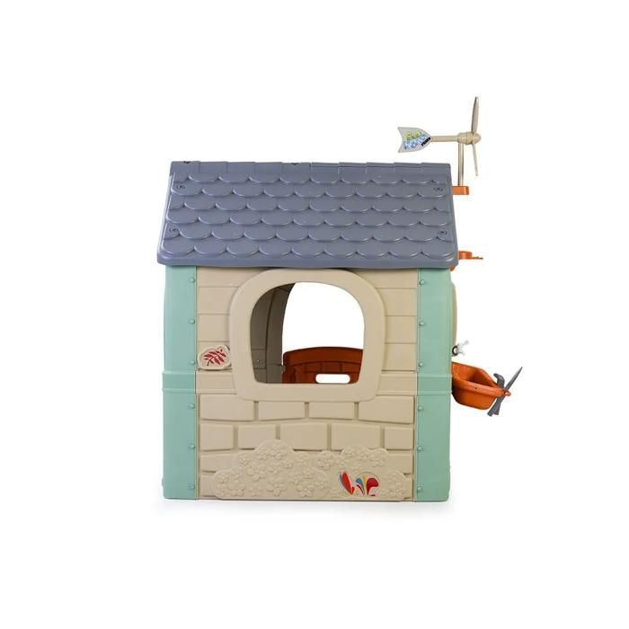 Casetta per bambini - FEBER - Casa ecologica riciclata - Plastica riciclata - Resistente ai raggi UV - Alta 150 cm
