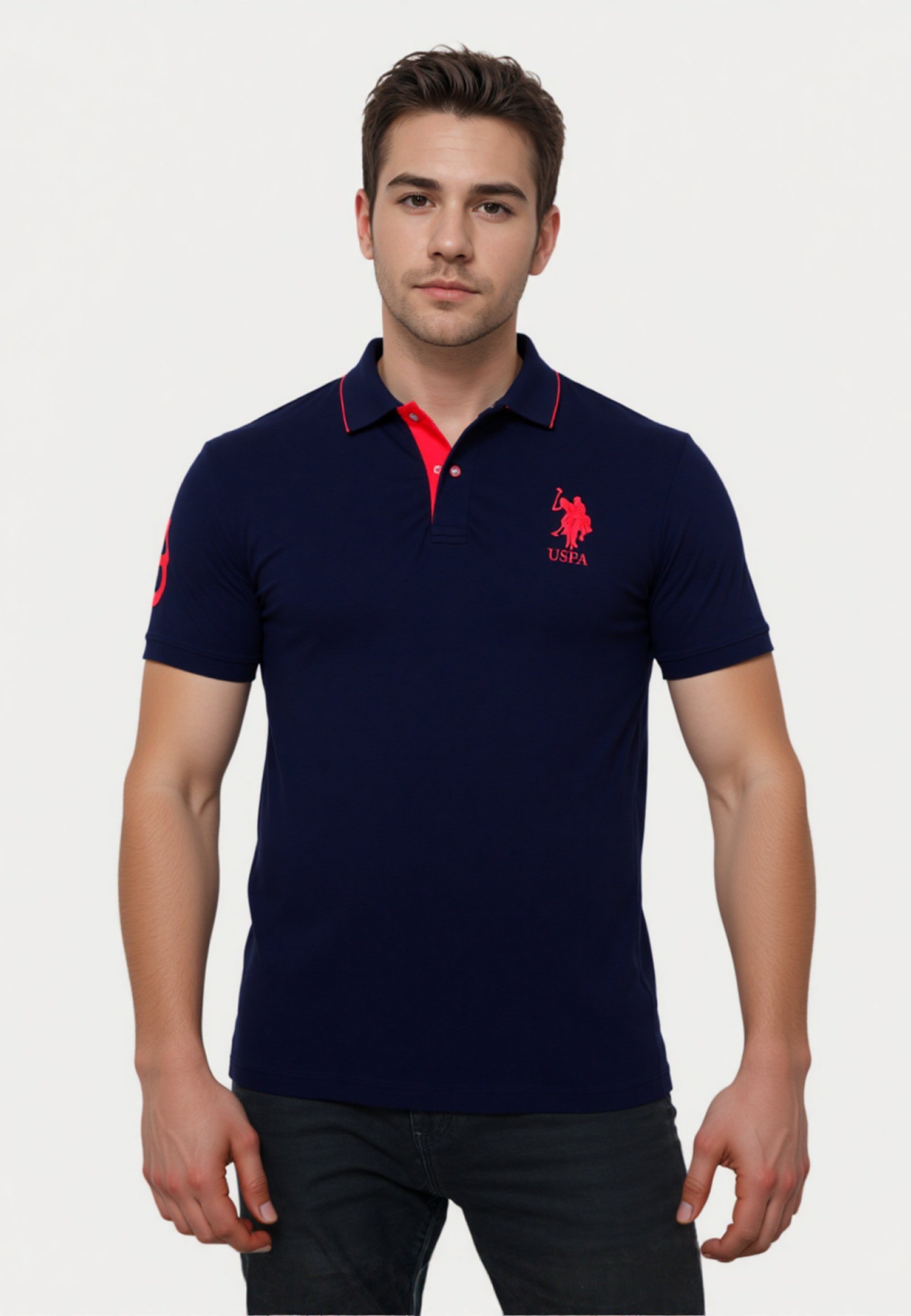 Polohemd der U.S. Polo Assn. – dunkelblau