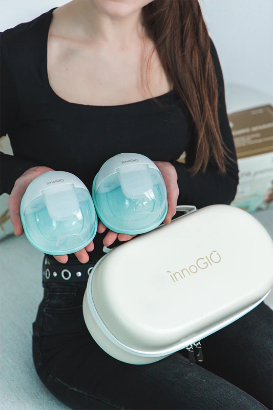 innoGIO GIOmum Line Premium Warm Dvojitá odsávačka mlieka GIO-361