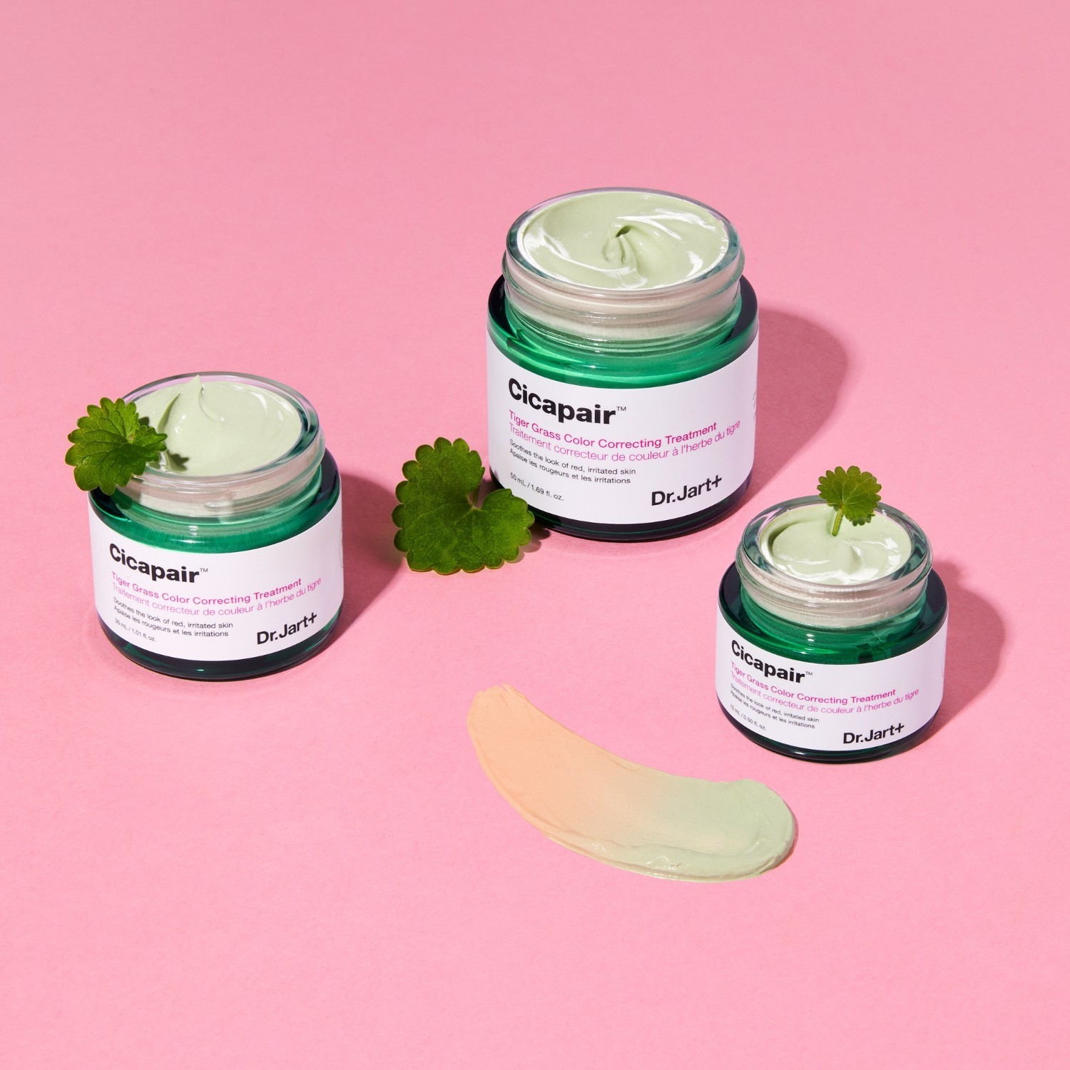 Dr. Jart+ veido kremas „Cicapair™“ tigrinės žolės spalvos korekcijos priemonė – 15 ml