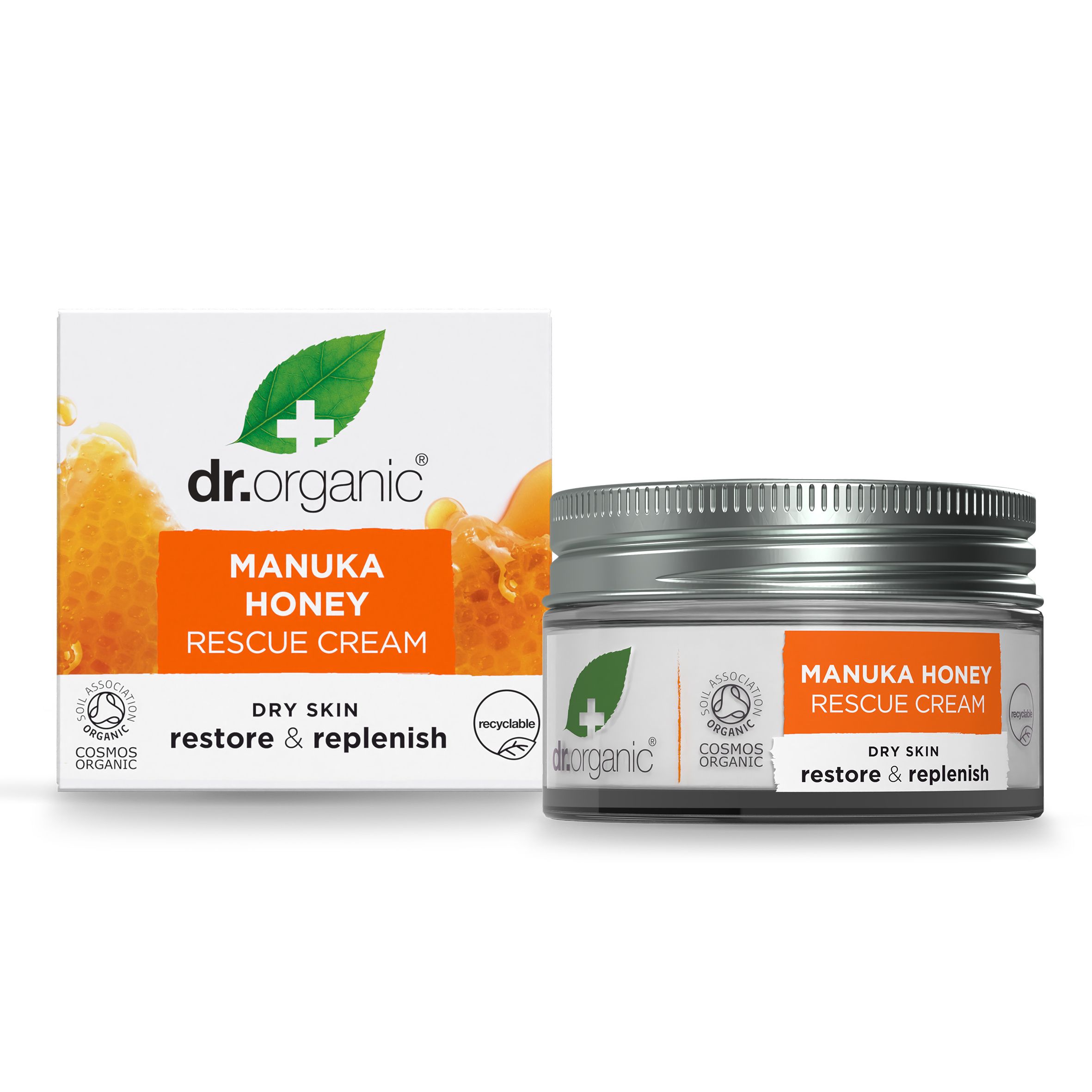 Manukos medaus gelbėjimo kremas Veido drėkikliai