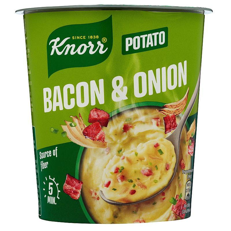 Knorr Snack Cup di patate 51 g pancetta e cipolla Knorr