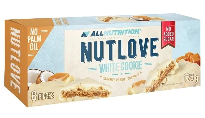Allnutrition Nutlove Caramel Peanut Coconut White - Cookie 128 g