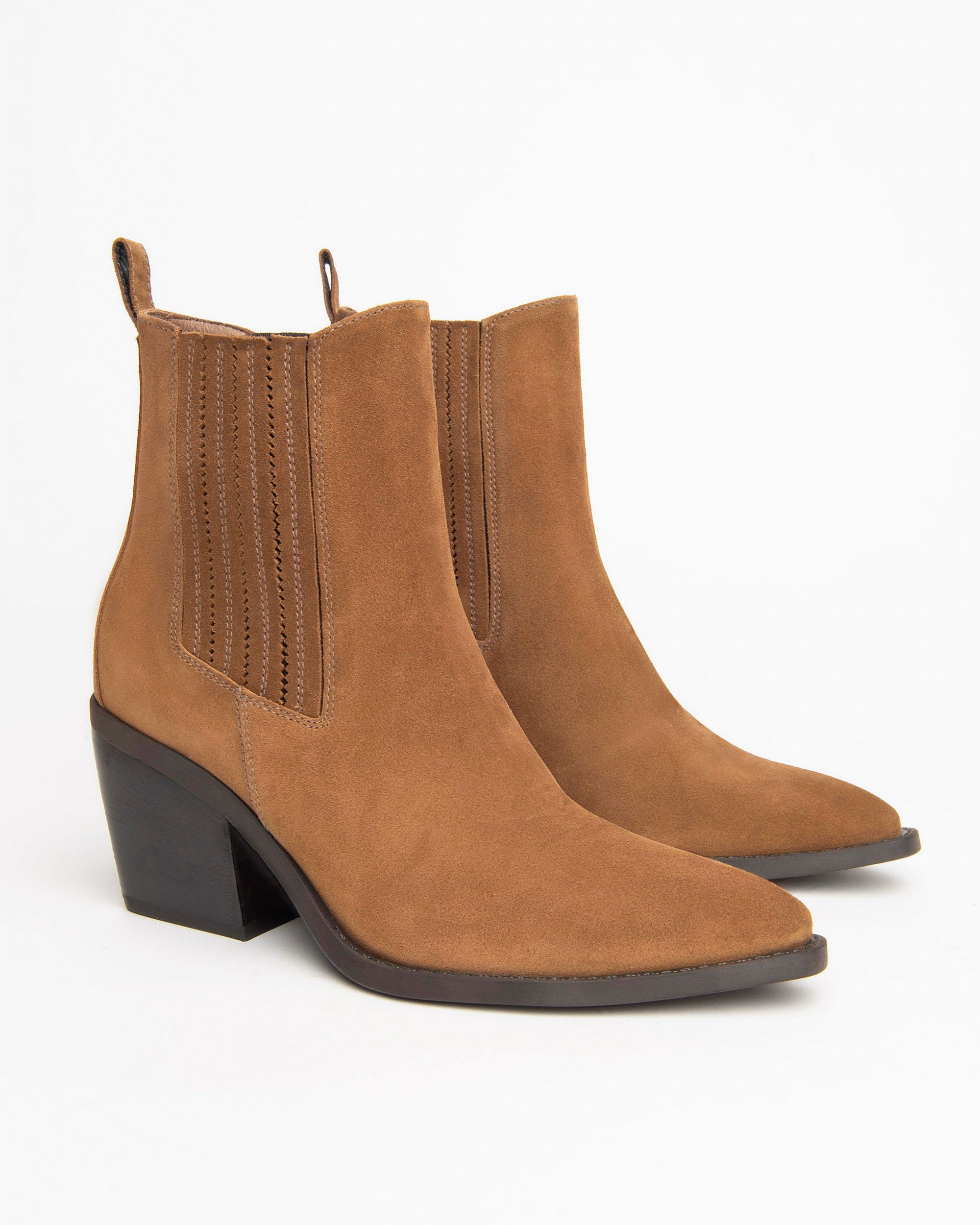  Chelsea-Boots aus Leder für Damen