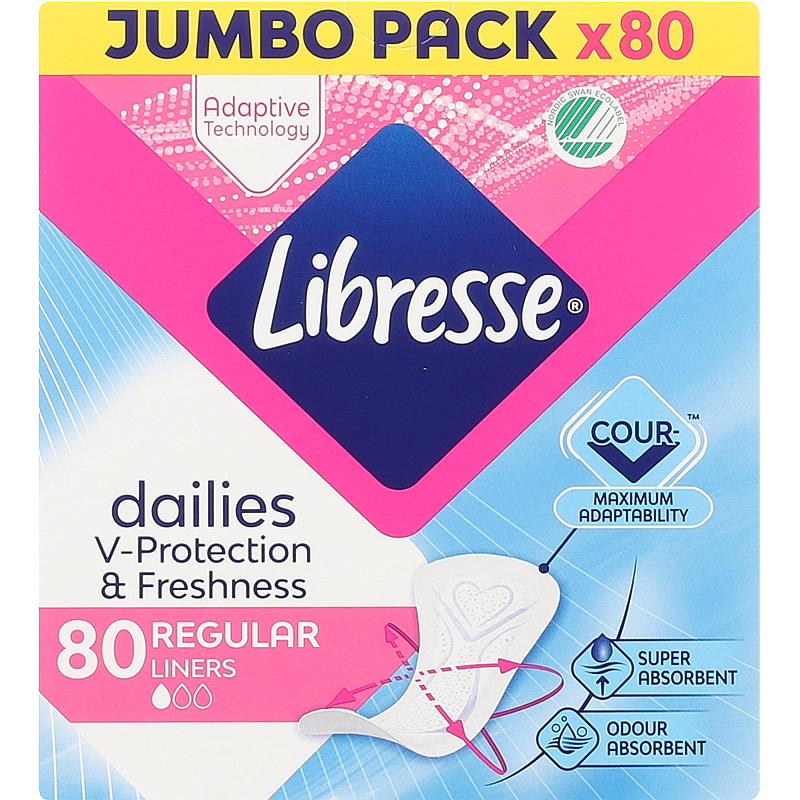 Libresse Libresse 80-pack trosskydd Normal
