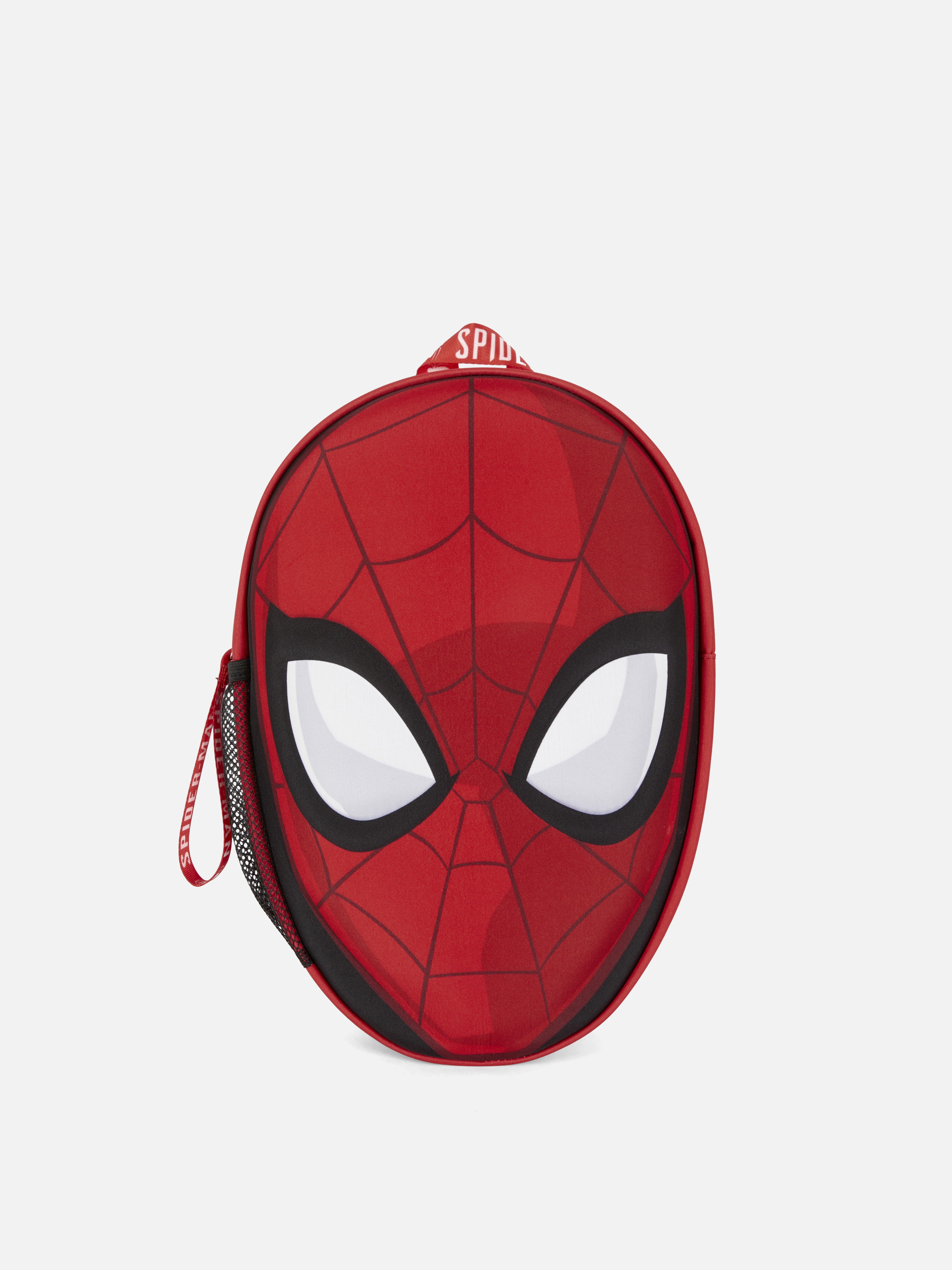 Rucsac MARVEL Spider-Man Un rucsac cu supereroi, cu bretele de umăr, buzunar din plasă și mâner superior
