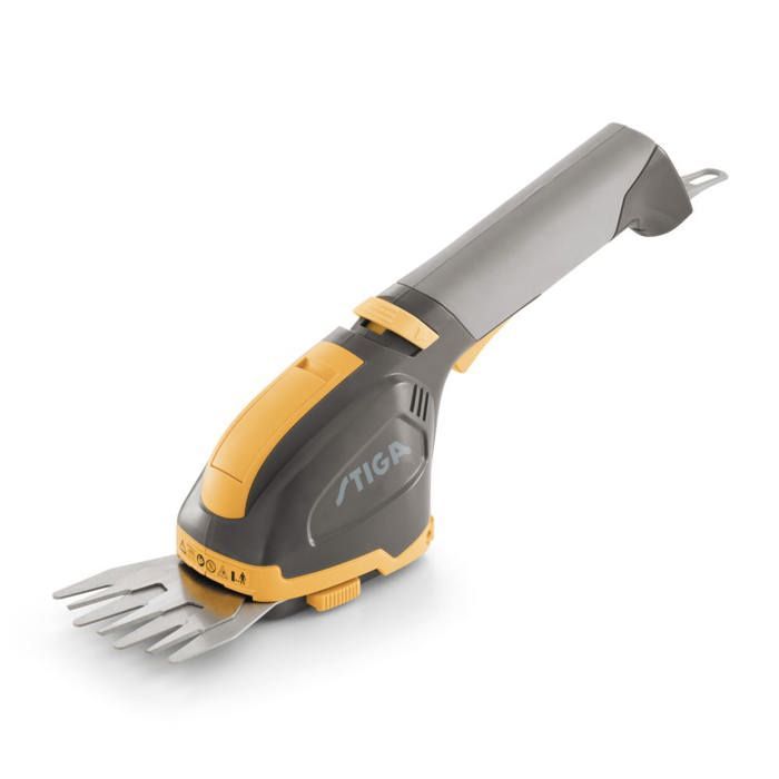 STIGA STIGA SGM 72 AE MULTIUTENSILE A BATTERIA, 7,2 V, 2,5 AH, 8 CM/18 CM – LAME A DOPPIA AZIONE, INGRANAGGIO A SCATTO SENZA ATTREZZI –