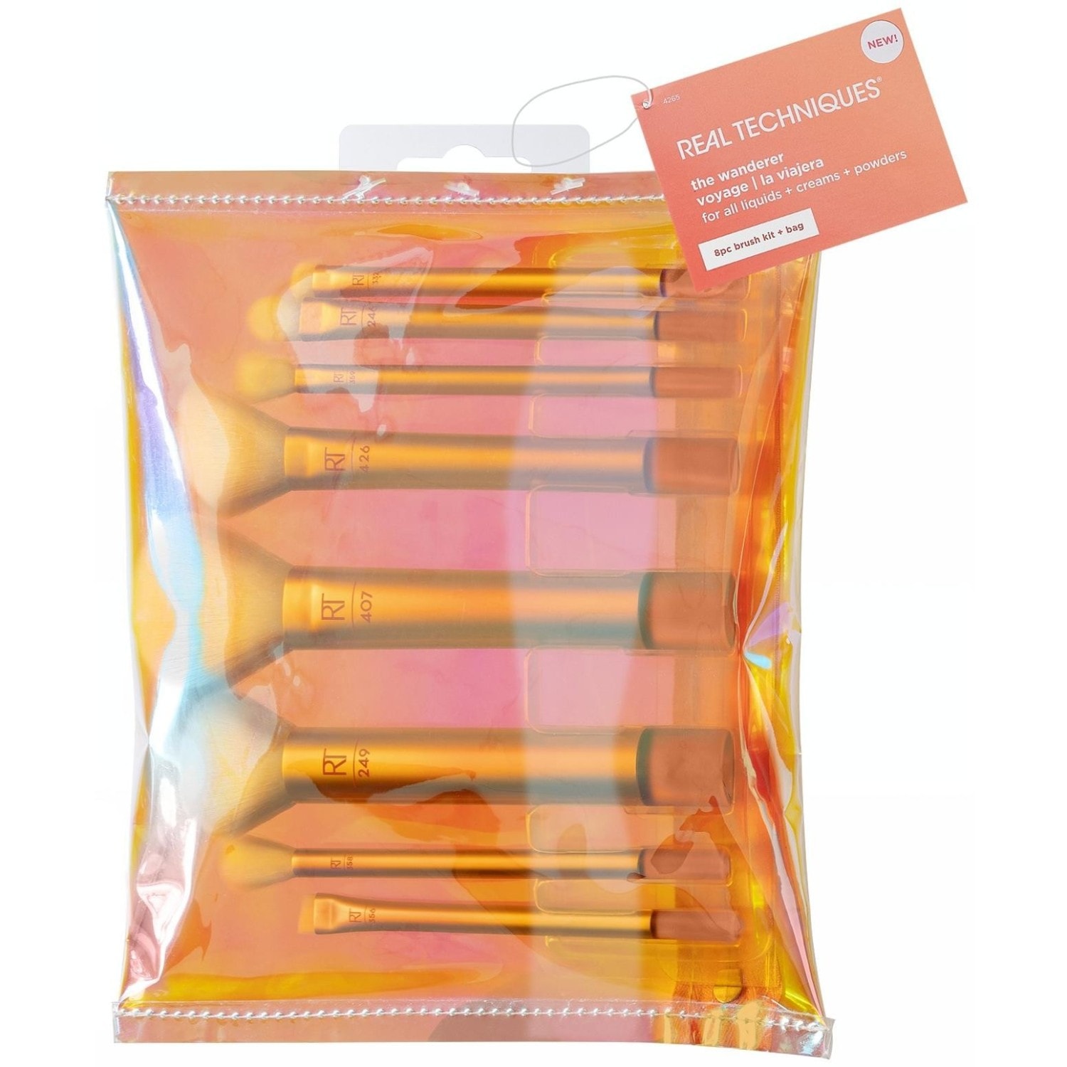 Ensemble de pinceaux Real Techniques « The Wanderer Travel Brush Kit » - 1 pièce.