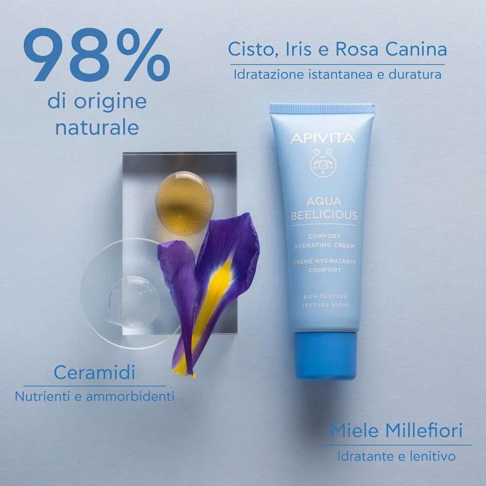 APIVITA Apivita Aqua Beelicious Comfort Cream 40 ml hydraterende crème