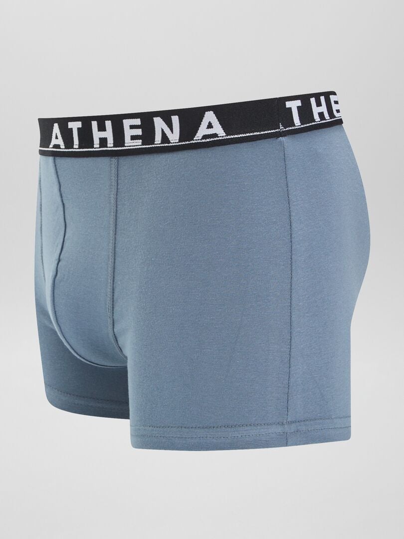 Conjunto de 3 cuecas boxer - AZUL