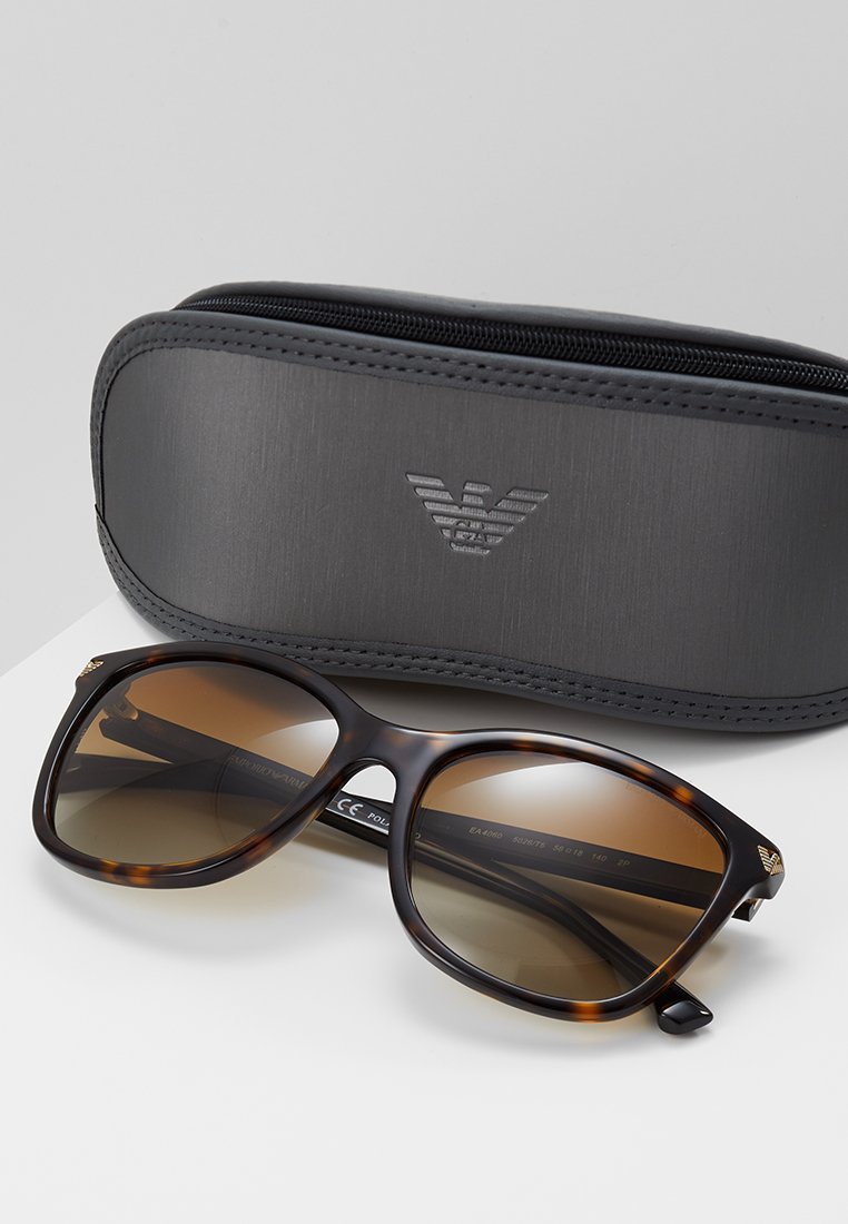 Sluneční brýle Emporio Armani - hnědé