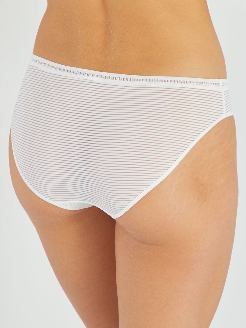Microfiber slips - wit