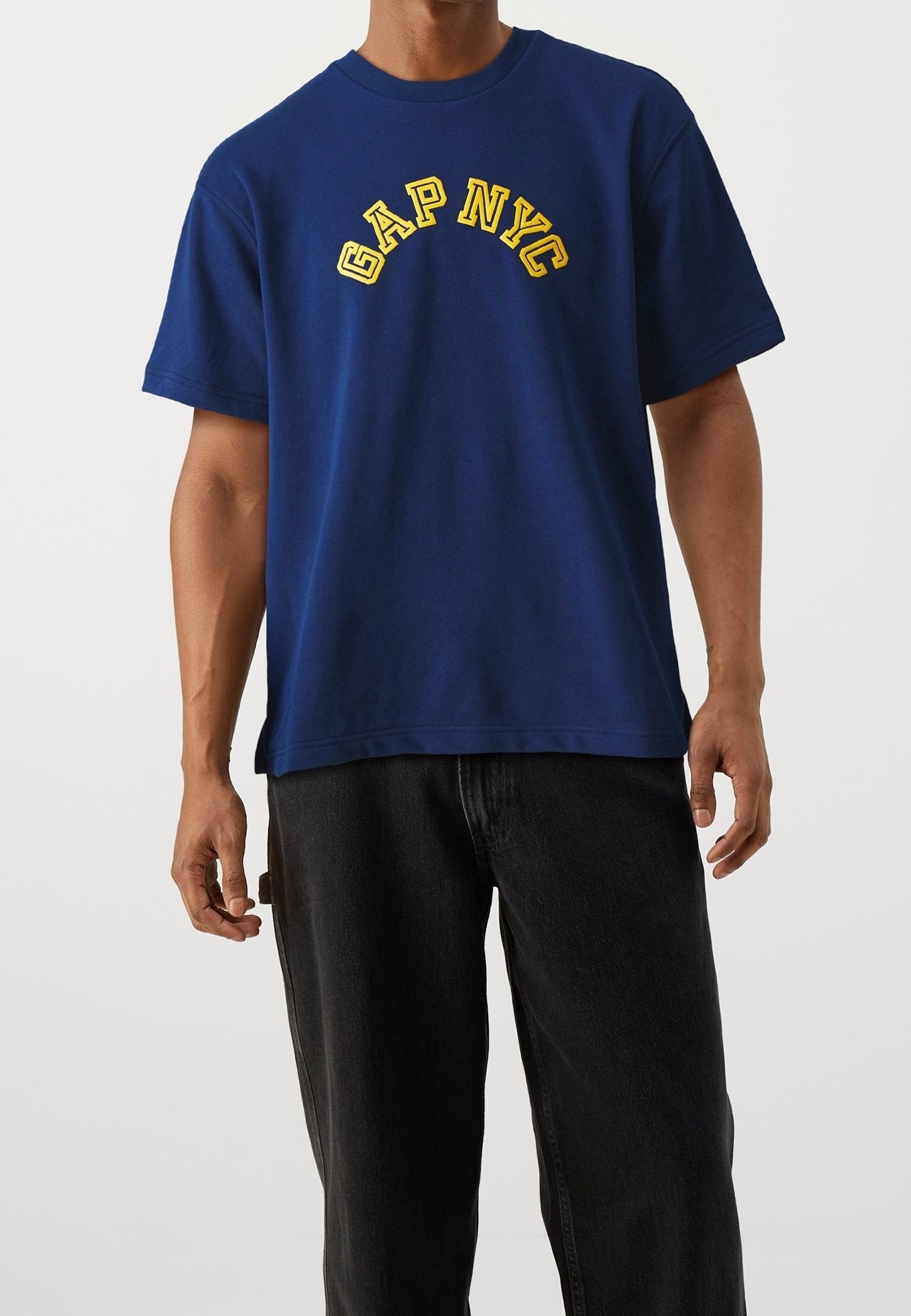 GAP Print T-shirt - donkerblauw