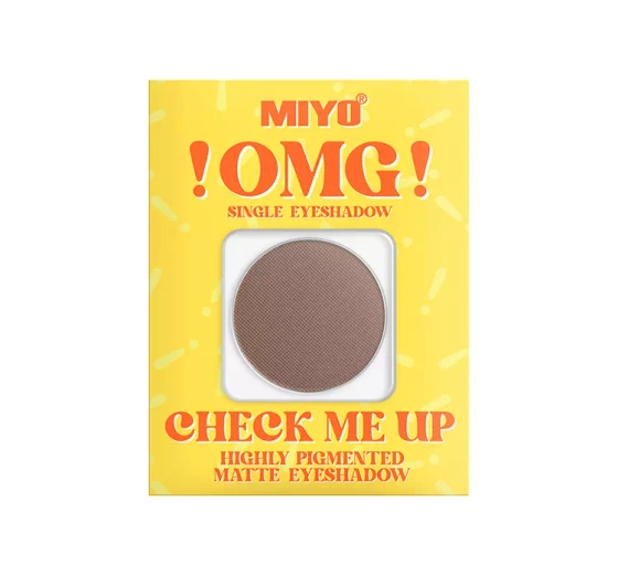 MIYO OMG MATTE EYESHADOW MATOWY CIEŃ DO POWIEK 14 BROWNIE 1,3G