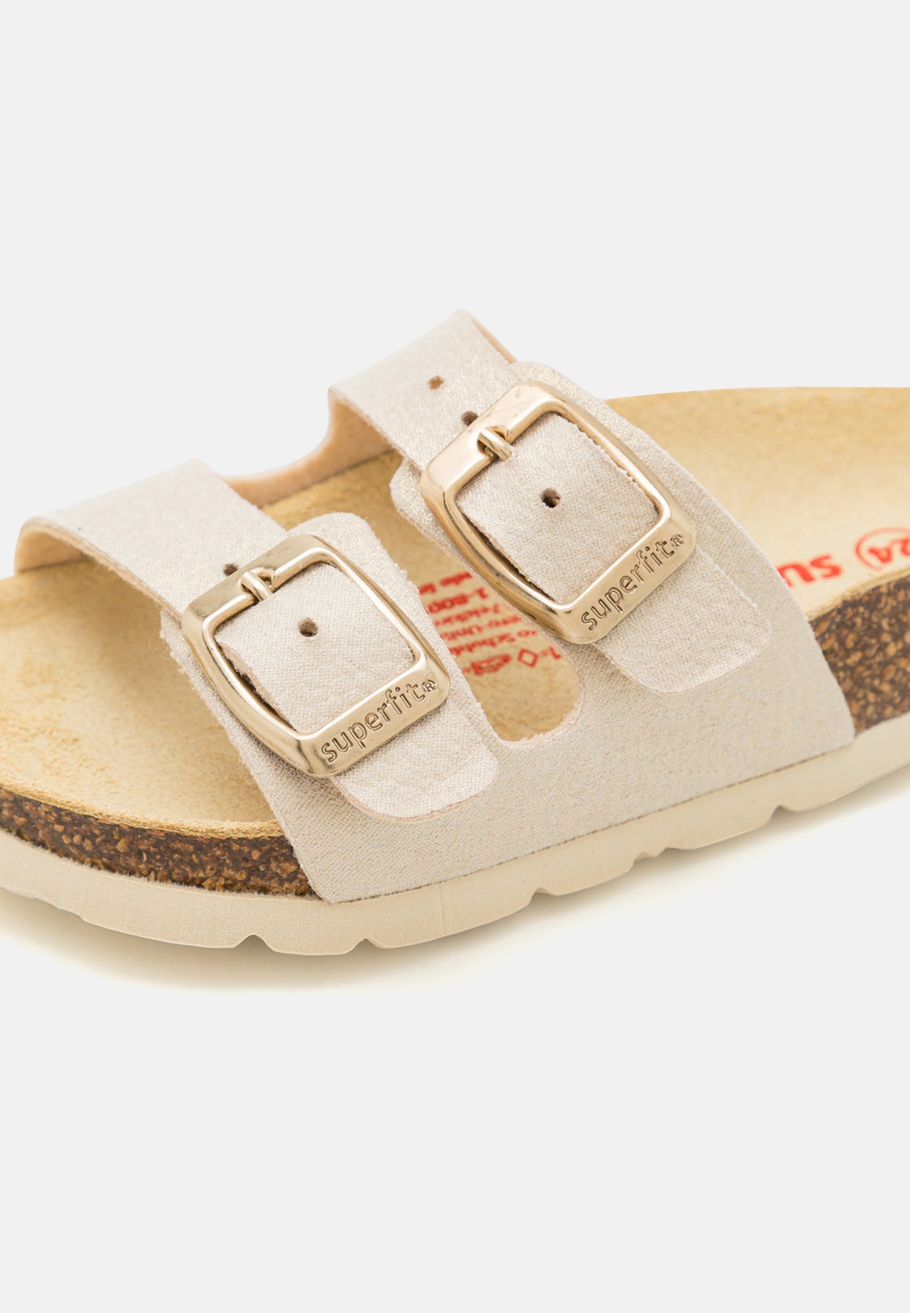 Superfit slippers met voetbed - muiltjes - goud