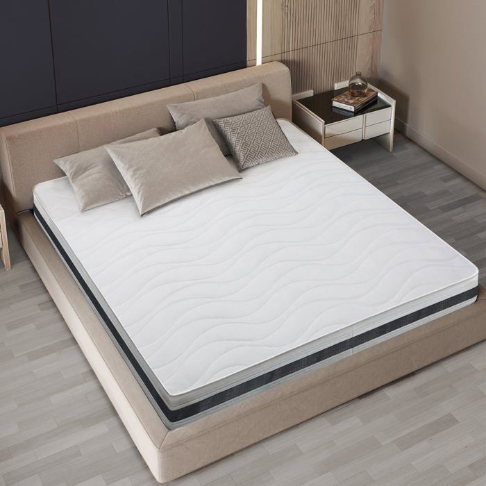 120x190 cm hypoallergeeninen vesivaahtomuovipatja - 16 cm paksu - hengittävä 3D-kangaspäällinen - valmistettu Italiassa