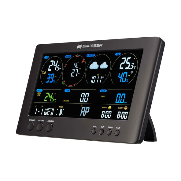 Stație meteo ClearView Wi-Fi cu senzor profesional 7 în 1
