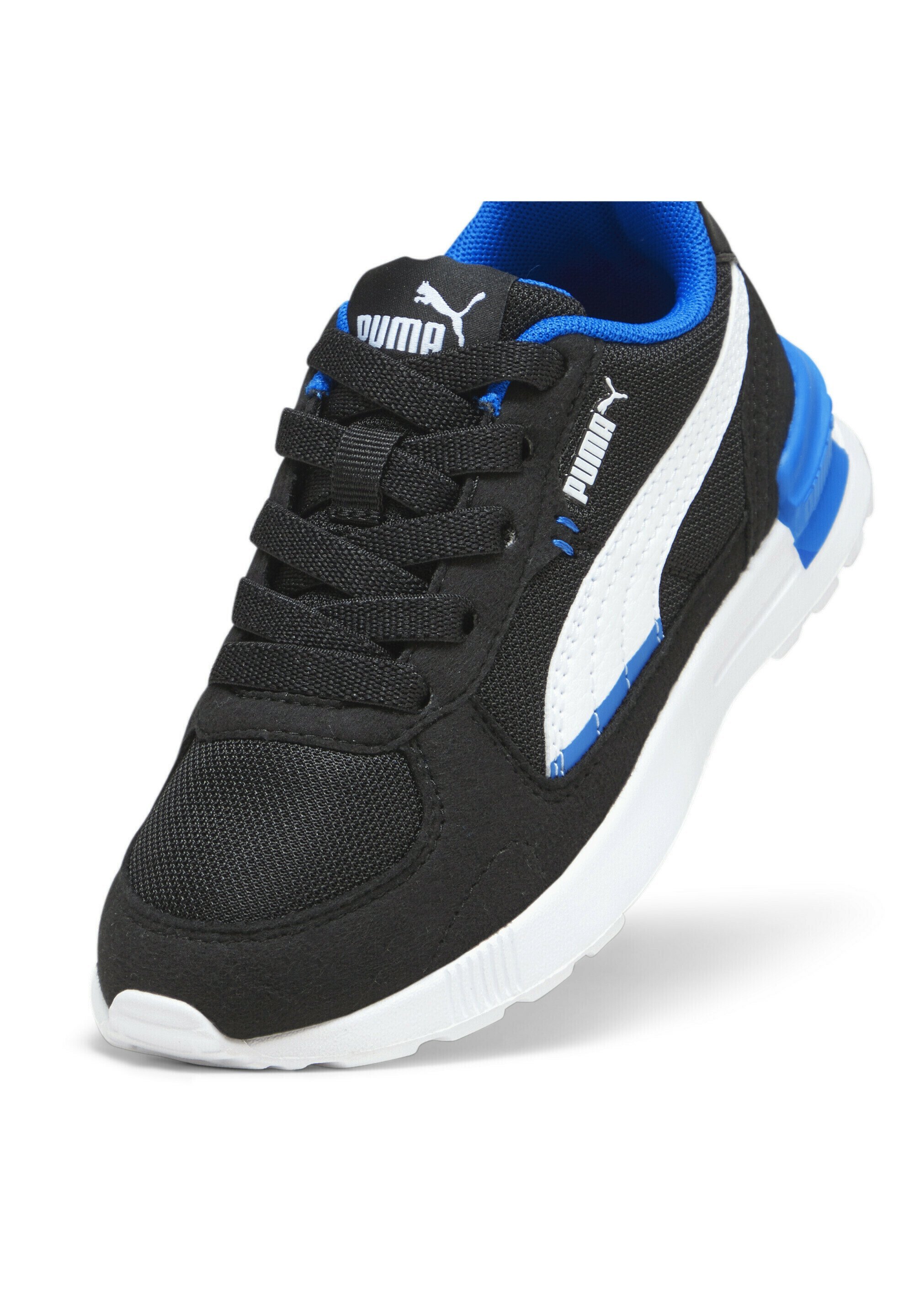 Puma GRAVITON AC - Sneakers - zwart wit racing blue