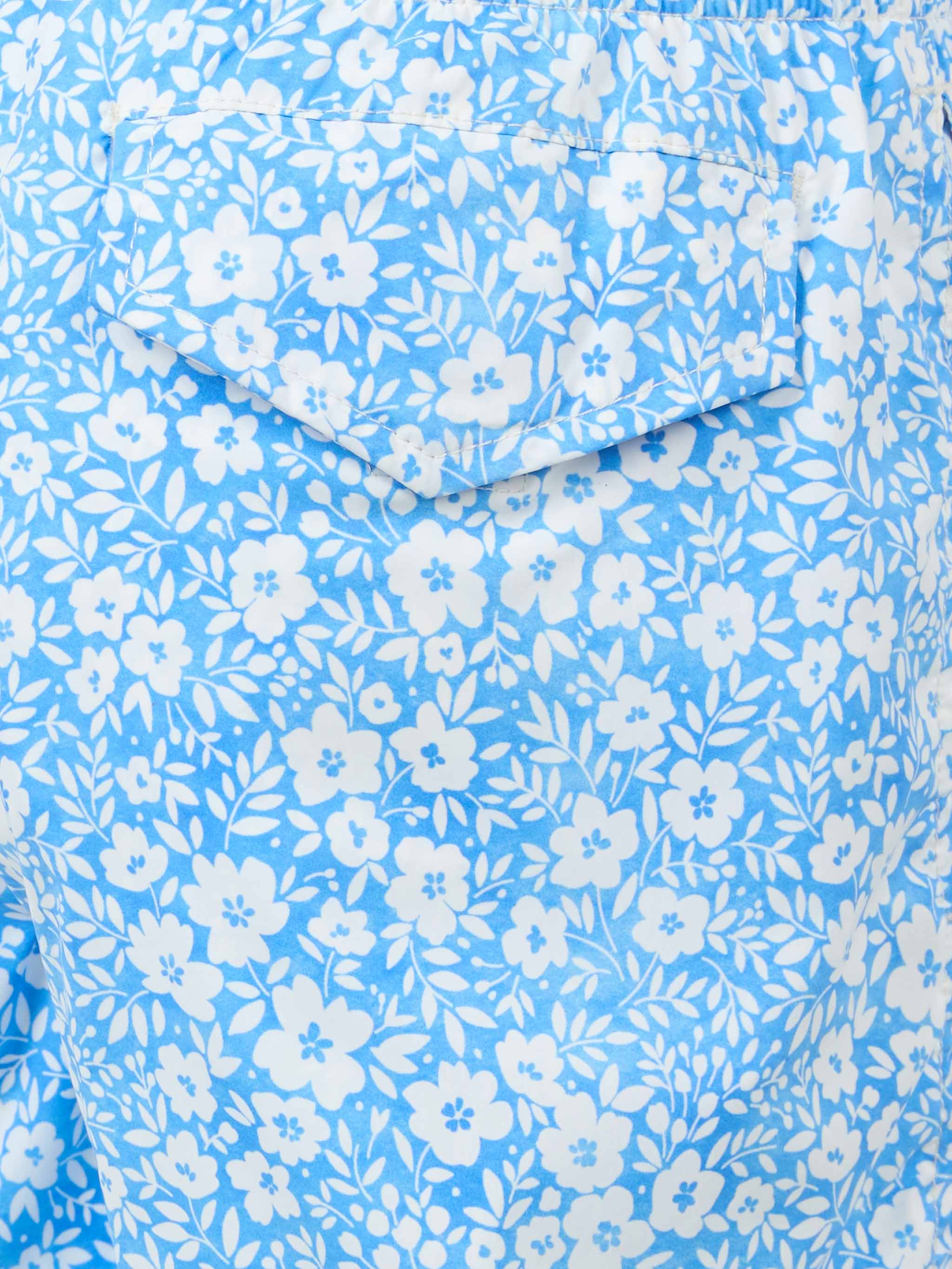 Costume classico elasticizzato Comfort Light Jr con stampa floreale