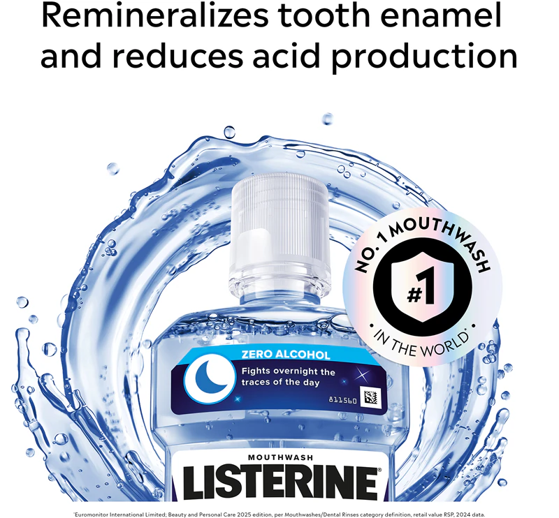 Listerine Advanced Nightly Reset Enxaguante Bucal Remineralizante