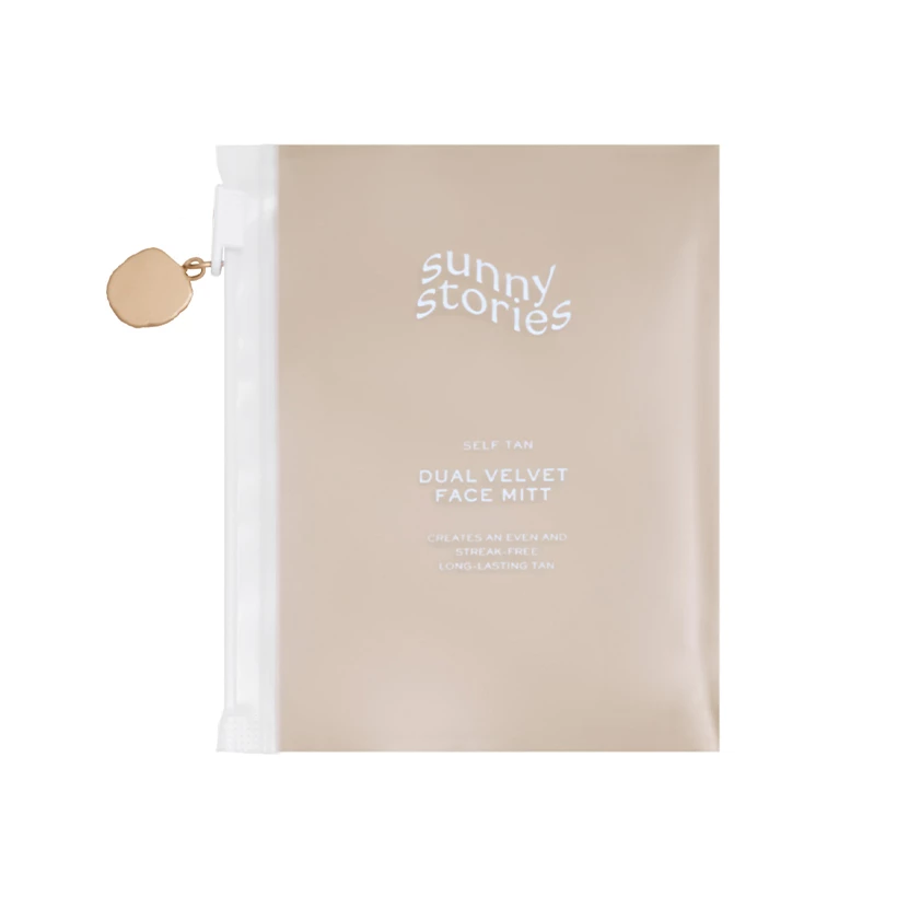 Önbarnító bársony arctisztító kesztyű - Sunny Stories