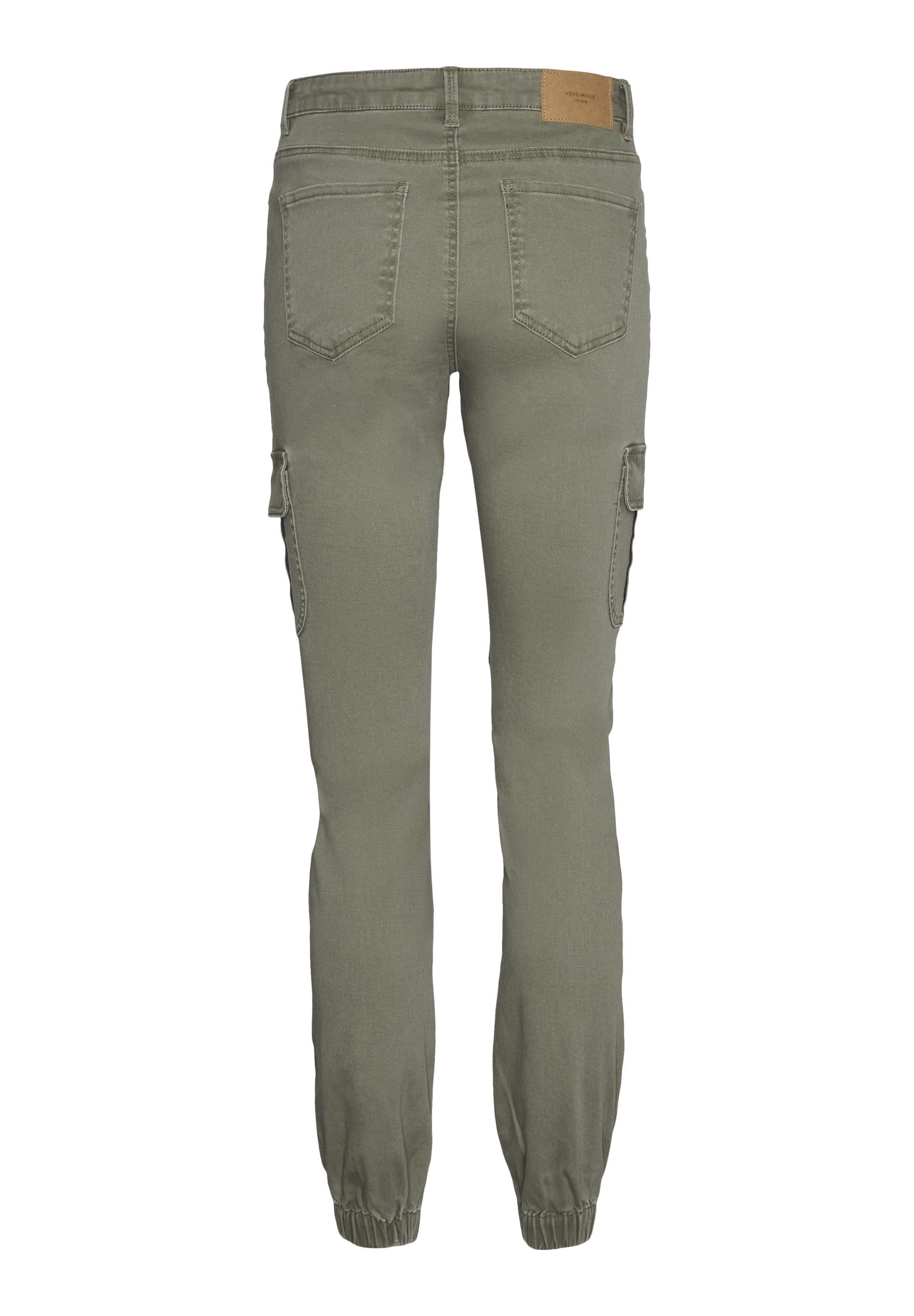 Vero Moda VMIVY ANKLE - Cargobroek - klimopgroen