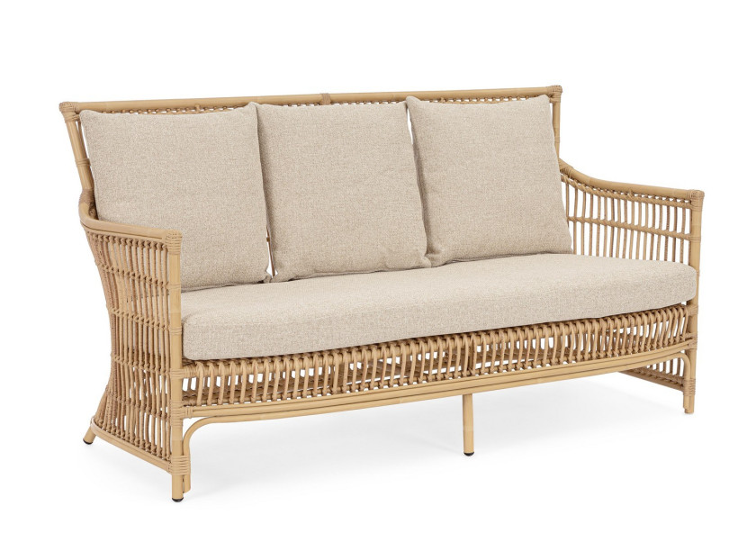 BIZZOTTO sofa 3-osobowa ogrodowa ADELMA  naturalna