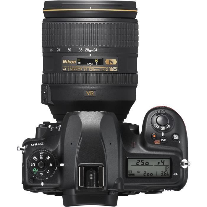 Nikon D780 zwarte spiegelreflexcamera - 24,5 MP + AF-S 24-120 f/4G ED VR-lens