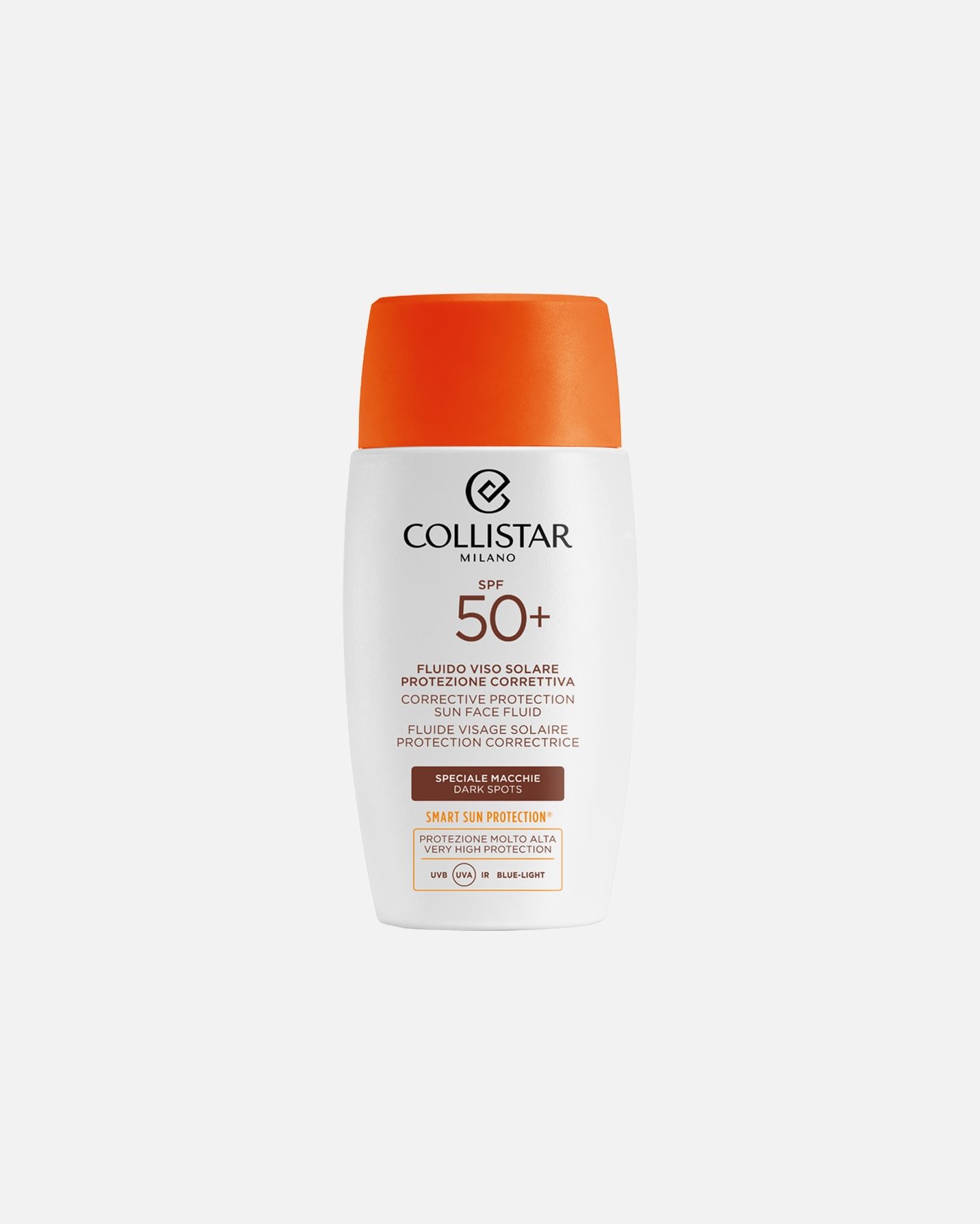 Collistar krema za sunčanje za pigmentne mrlje, fluid za lice SPF 50+ - 50 ml