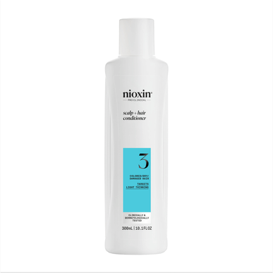 Nioxin Professionals Scalp 3 plaukų kondicionierius pažeistiems, sausiems, dažytiems plaukams 300ml