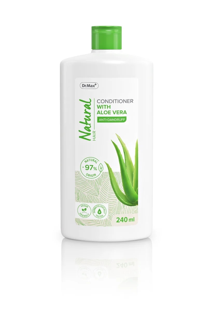 DR. MAX Après-shampoing naturel Dr.Max à l'aloe vera 240 ml Pelliculaire sec