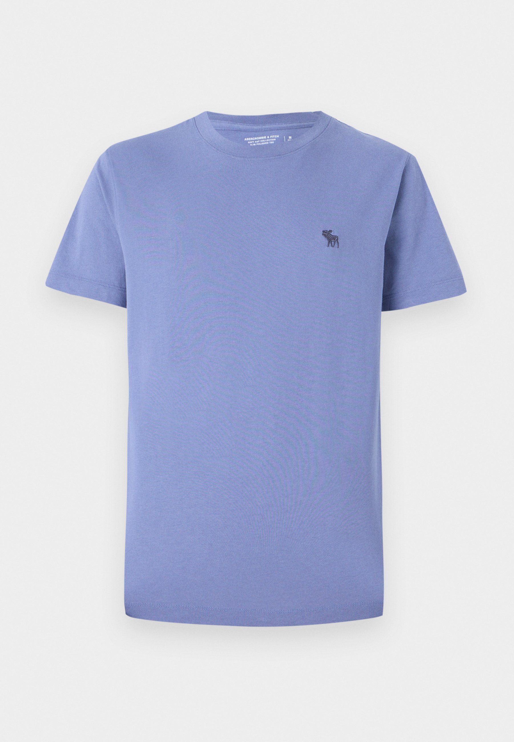 Abercrombie & Fitch PUFFY ICON CREW - Basic T-shirt - blauw