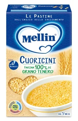 MELLIN Mellin Pastina Cuoricini 320 g A partir de 5 meses