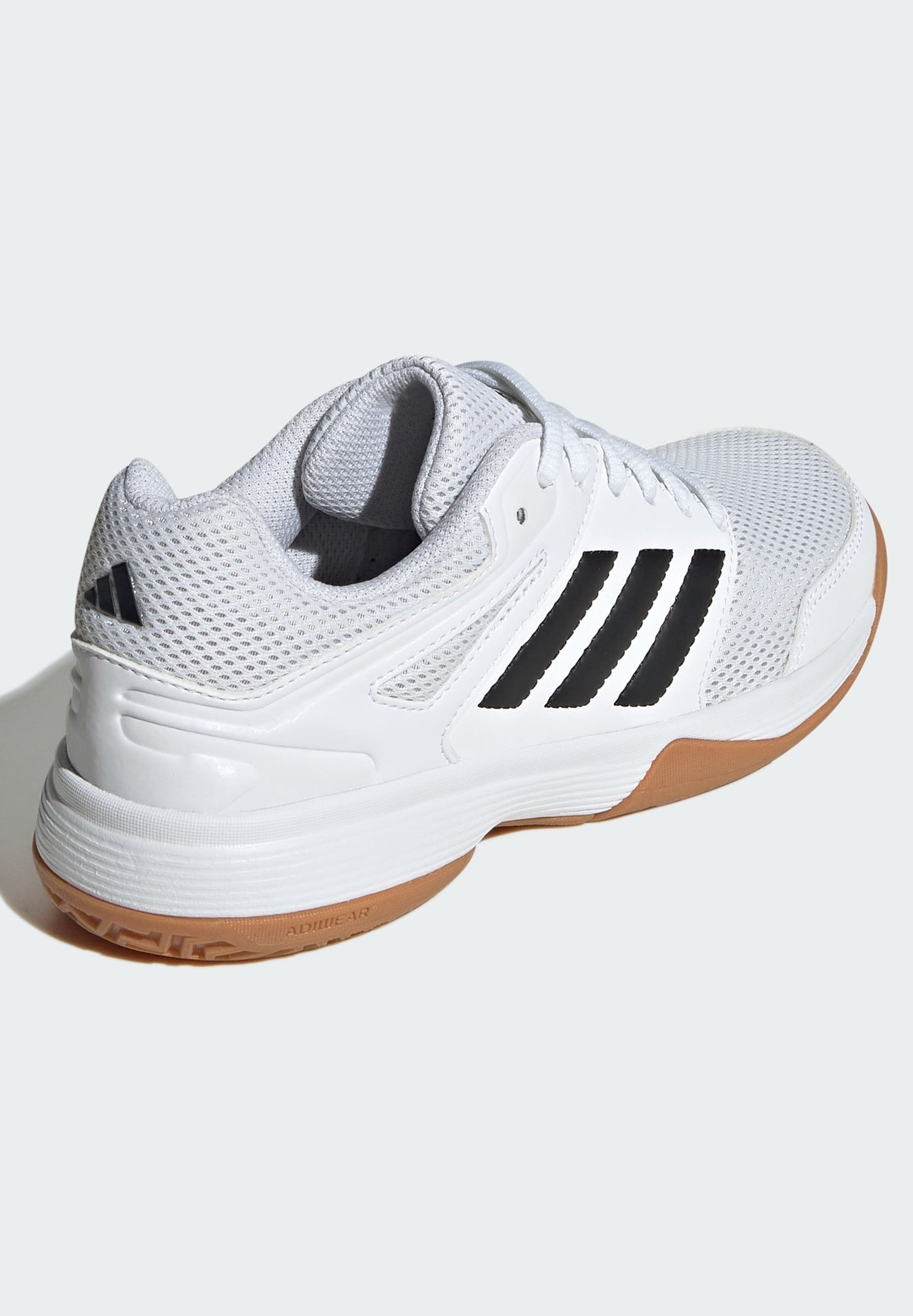 adidas Performance SPEEDCOURT INDOOR KIDS - Chaussures de running sur route - Blanc nuage, semelle extérieure en gomme noire