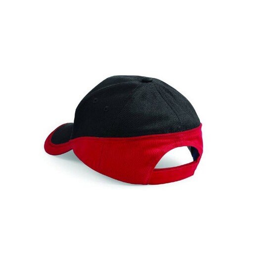  Casquette/visière de compétition Beechfield 100 % coton (lot de 2).