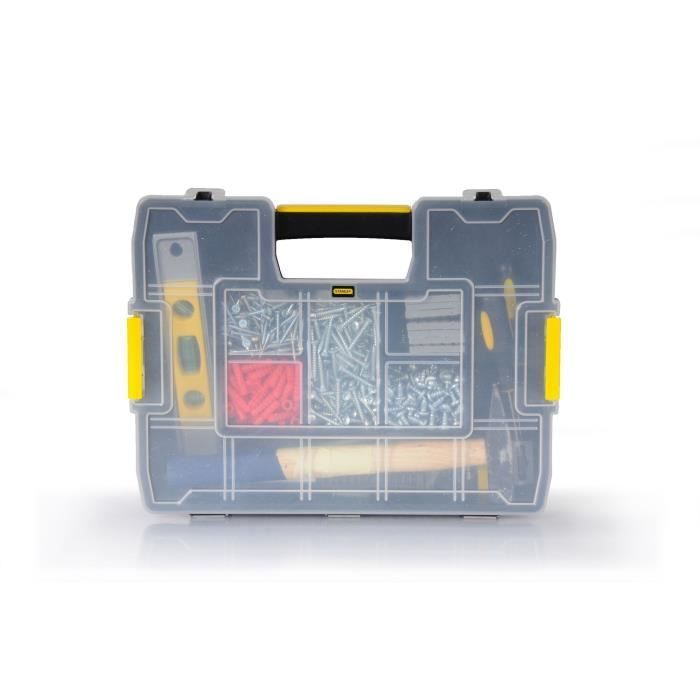 Organizador - STANLEY - 1-97-483 - con separadores extraíbles - 14 compartimentos - Sortmaster Junior