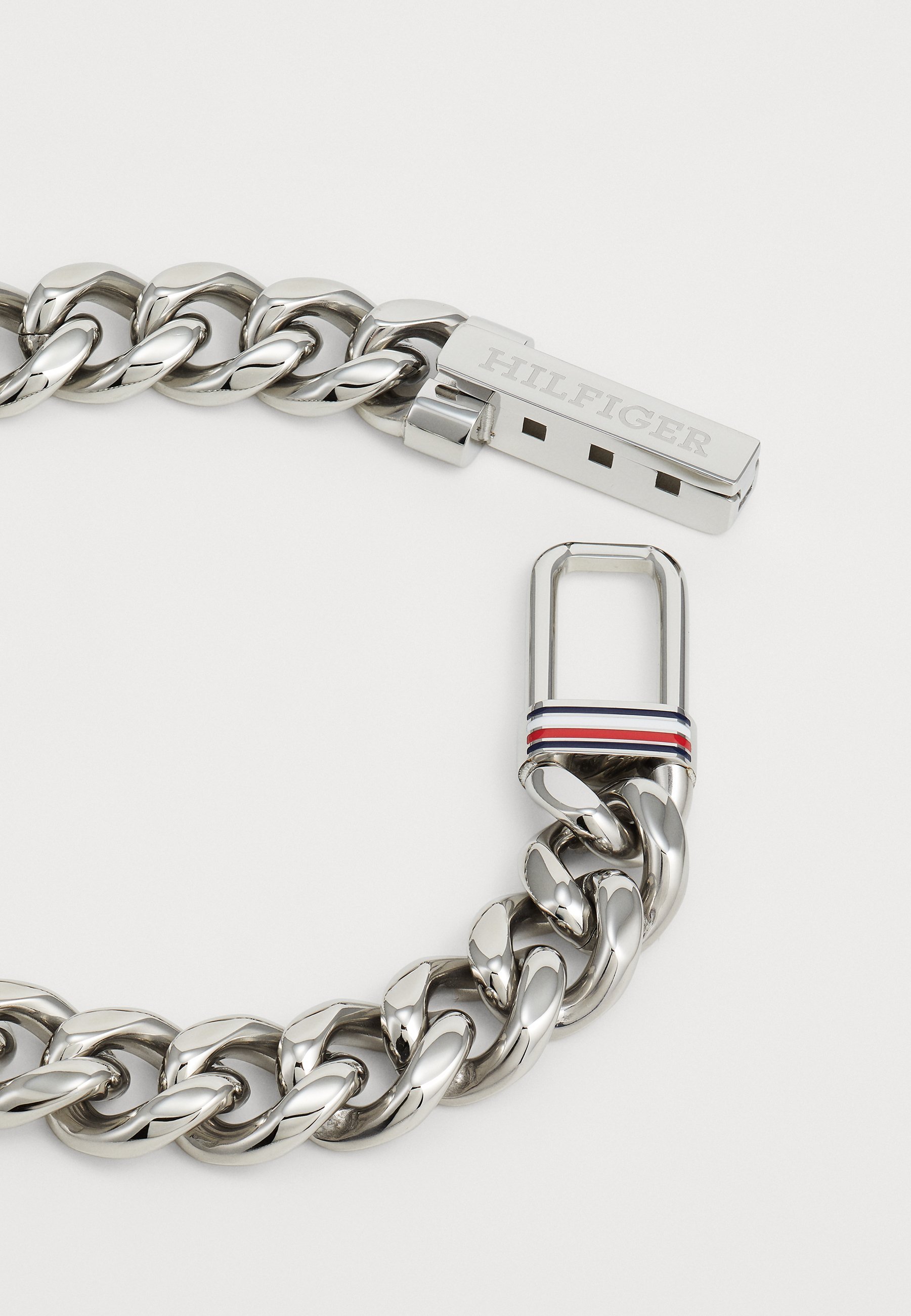 Tommy Hilfiger verstelbare ketting unisex - armband - zilverkleurig