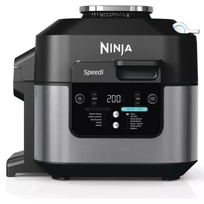 NINJA Multikocher – Speedi Schnellkocher ON500EU – 5,7 l Fassungsvermögen – Silber/Schwarz – 1760 W