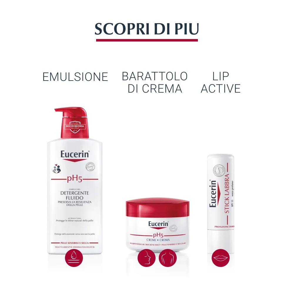 EUCERIN Eucerin pH5 čvrsti sapun za osjetljivu kožu 100 g Suha, osjetljiva i problematična koža