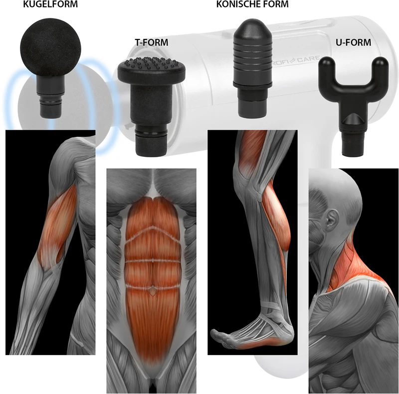 Pistola de massagem ProfiCare MP 3087