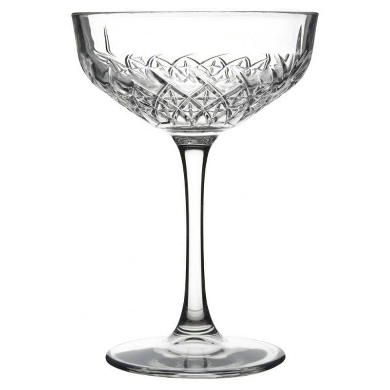 Livraison gratuite - Lot de 4 verres à cocktail/martini en cristal de 260 ml