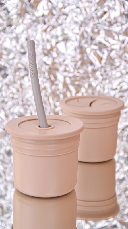 Minikoioi Sip+Snack Set bērnu galda piederumu komplekts