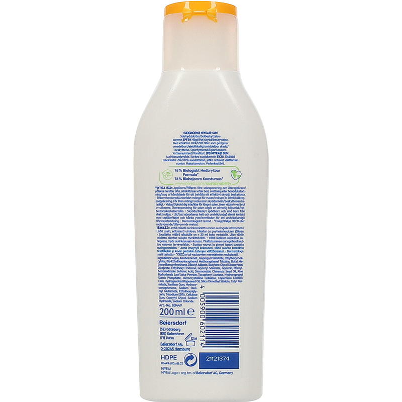 Nivea Nivea Sun SPF30 lozione lenitiva 200 ml