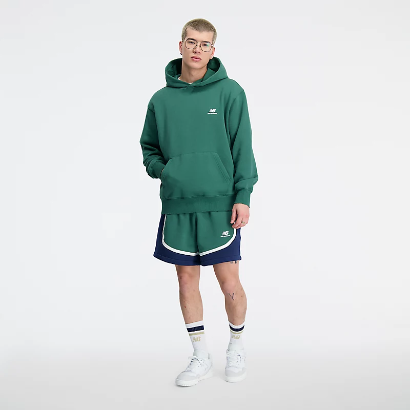 Bluza z kapturem Hombre Hoops Fleece - TEAM FOREST GREEN