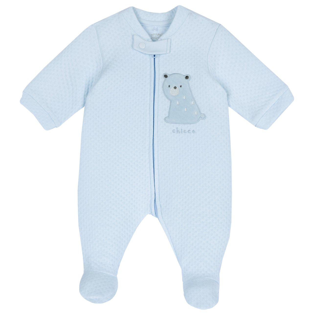 pyjama bébé ours en peluche bleu