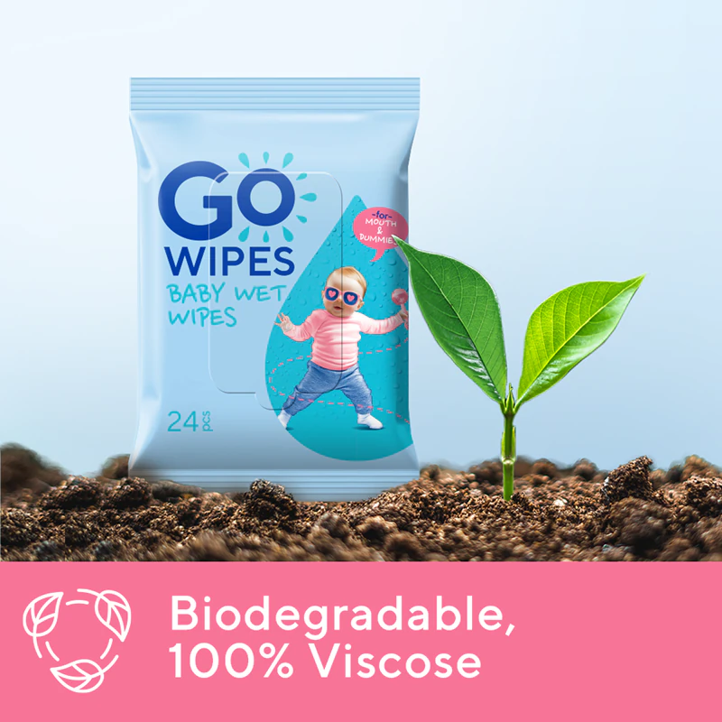Vlhčené obrúsky GoWipes Baby Wet Wipes pre bábätká od narodenia