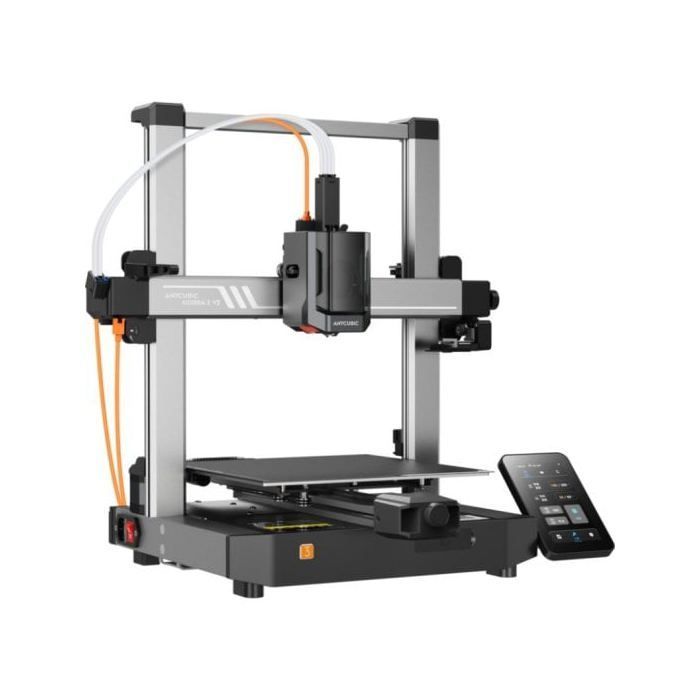 Impressora 3D Anycubic Kobra 3 V2 com Hotend Metálico de Montagem Rápida 600 mm/s
