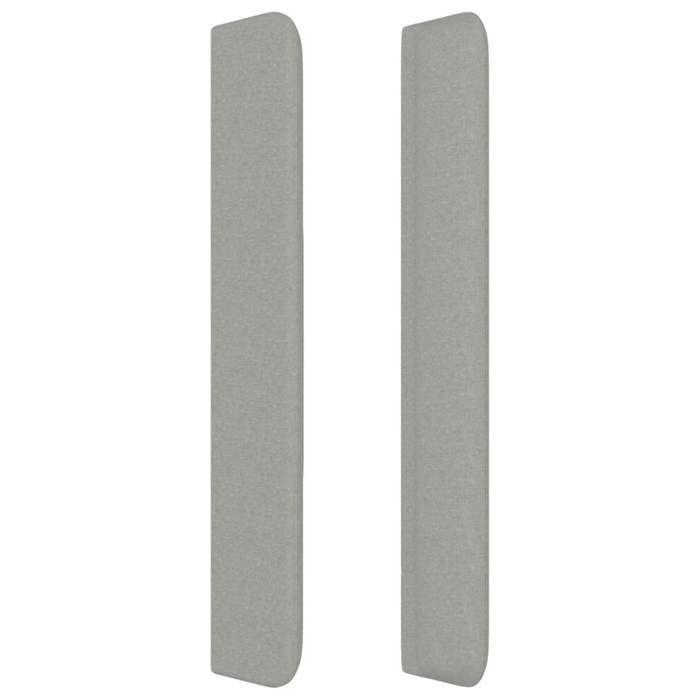 Tête de lit - vidaXL - Gris clair - 103x16x118/128 cm - Tissu durable - Hauteur réglable