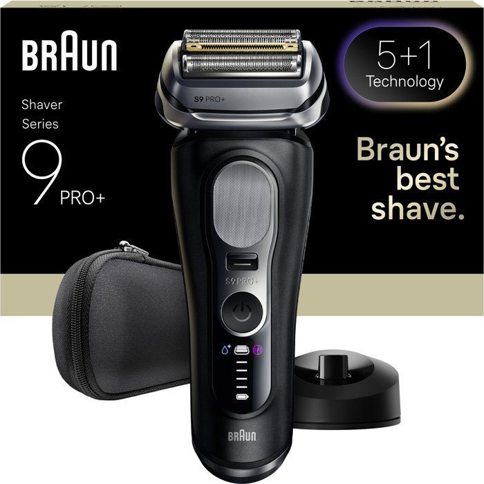 Elektrorasierer – BRAUN – Serie 9 9610s – 240 V – 60 Min. Akkulaufzeit – Schwarz