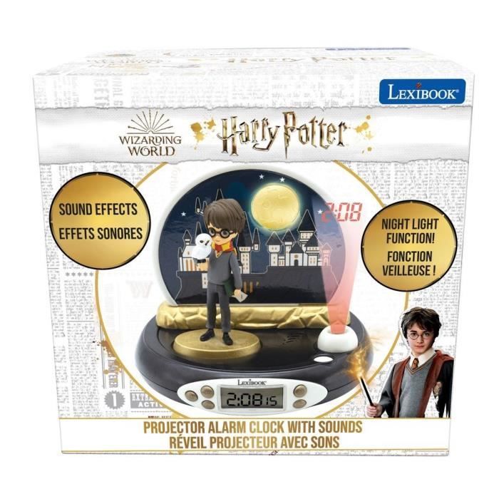Harry Potter 3D Projector Alarm Clock - Magical Sounds - LEXIBOOK